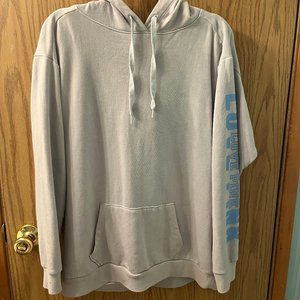 Pink Victoria Secret Gray and Blue Hoodie Medium